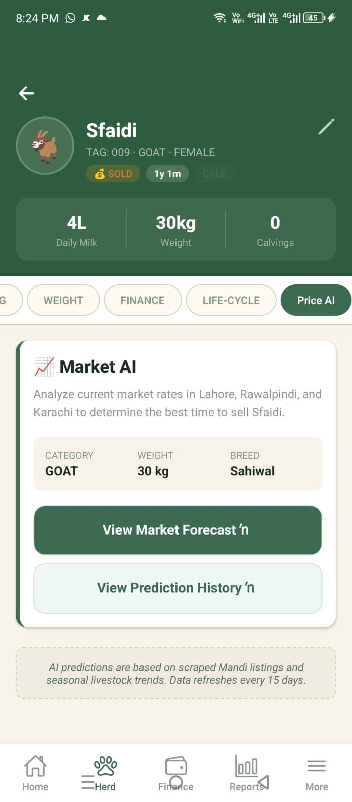 MaweshiSync app screen